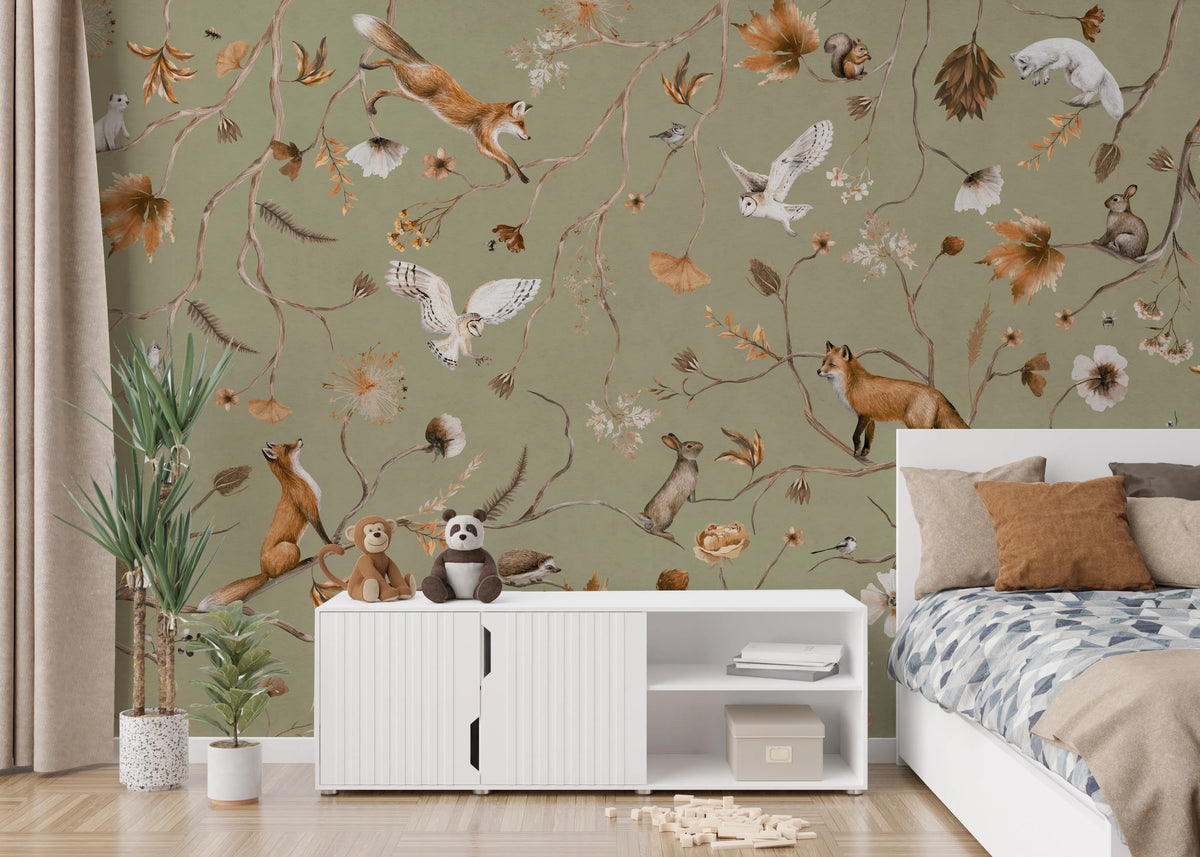 Autumn Arbor Wall Mural