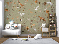 Autumn Arbor Wall Mural