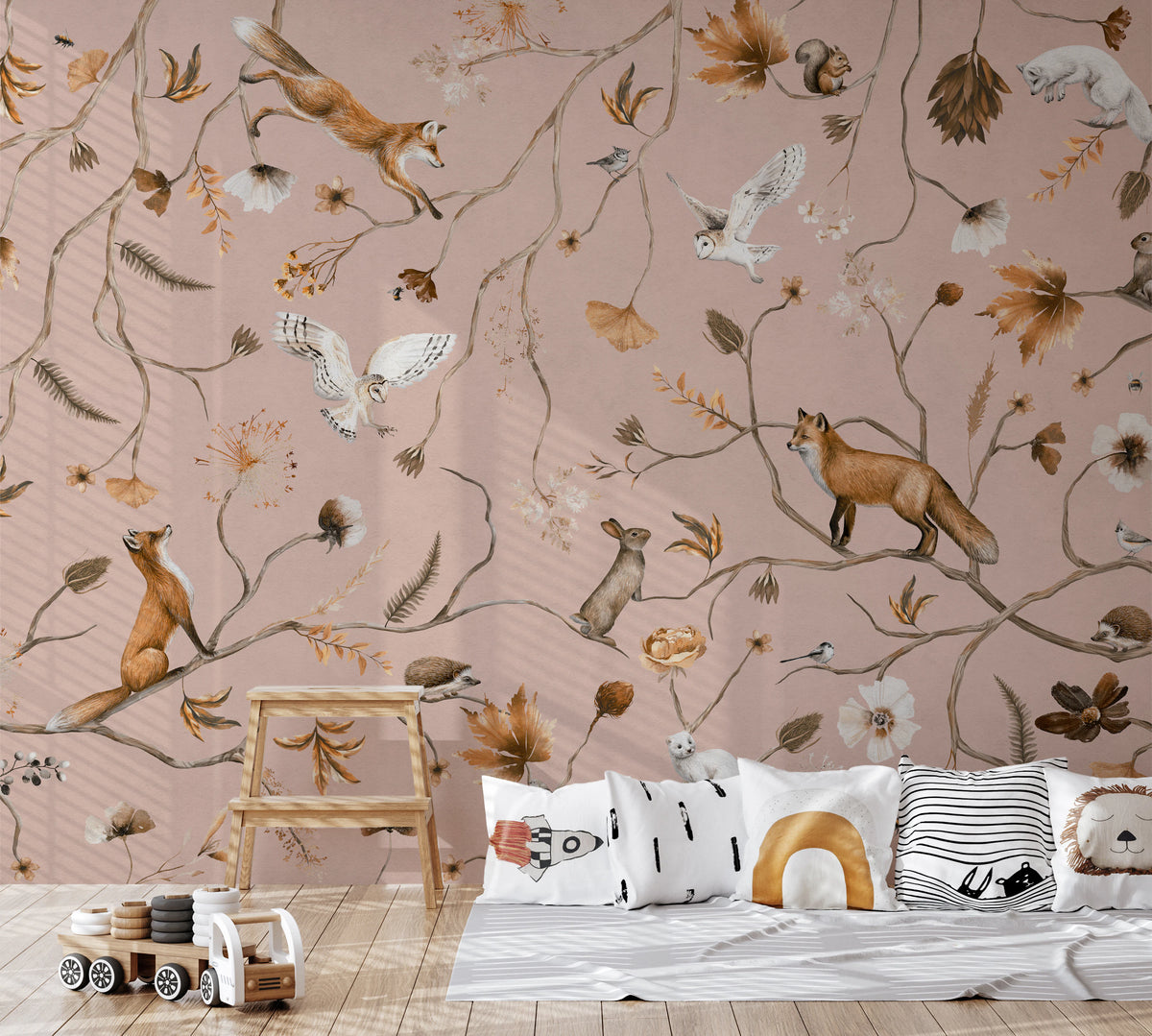 Forest Friends Fable Wall Mural