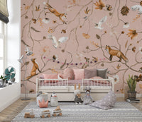 Forest Friends Fable Wall Mural