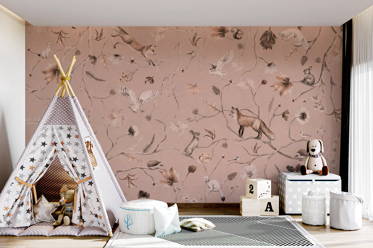 Woodland Whisper Wall Mural