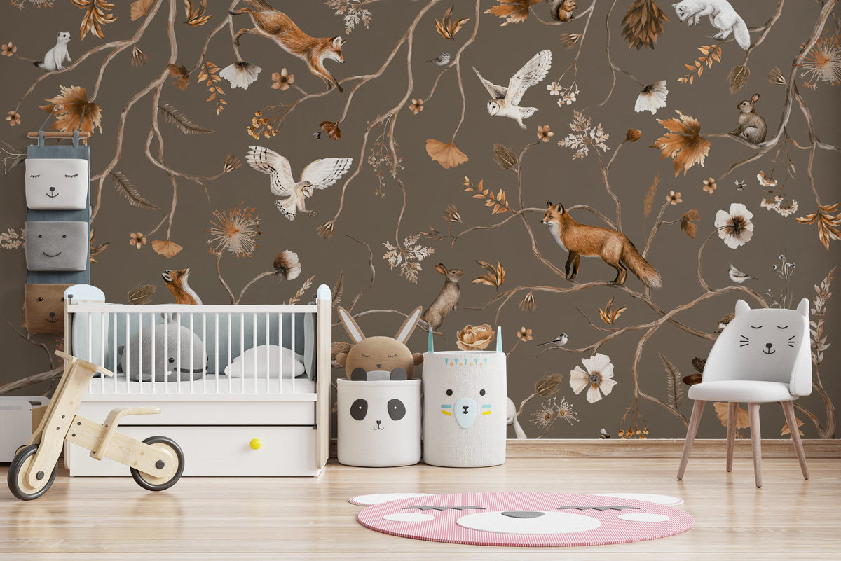 Forest Friends Wall Mural