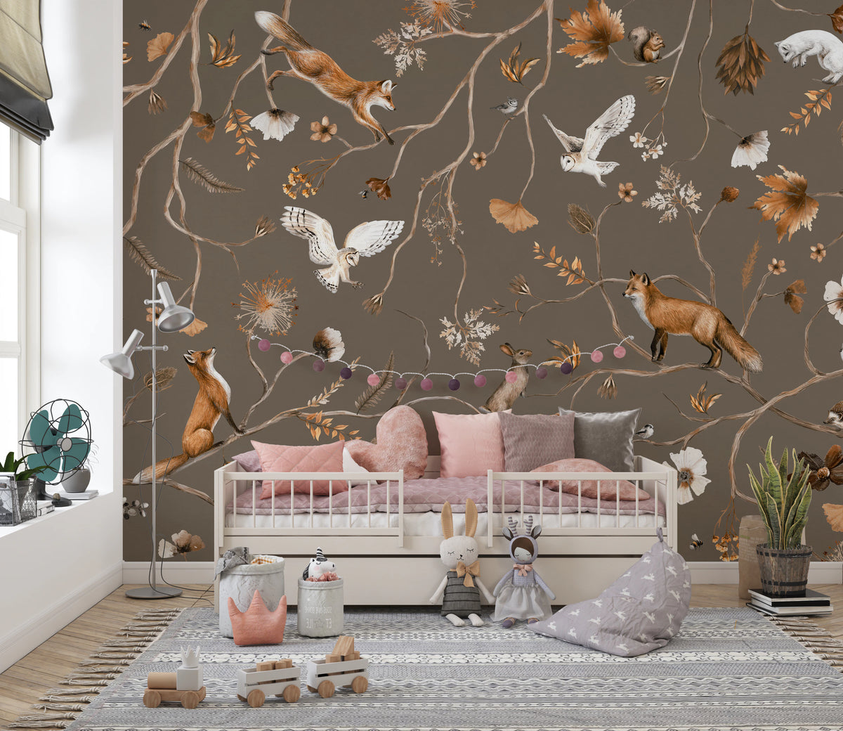 Forest Friends Wall Mural