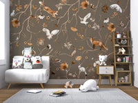 Forest Friends Wall Mural