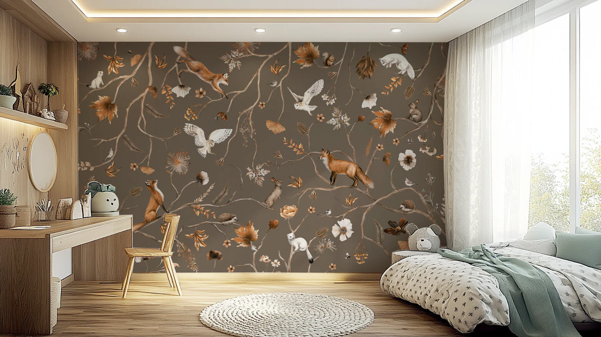 Forest Friends Wall Mural