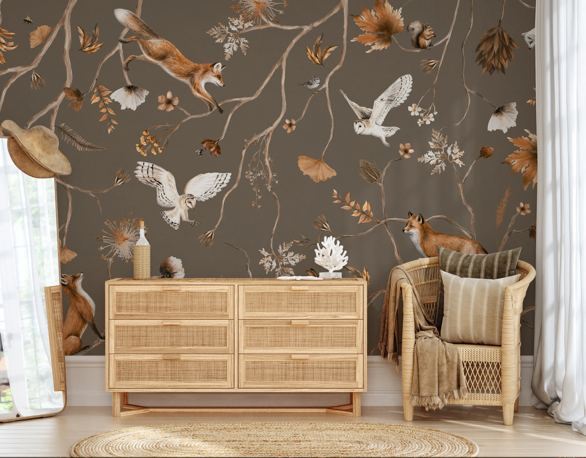 Forest Friends Wall Mural
