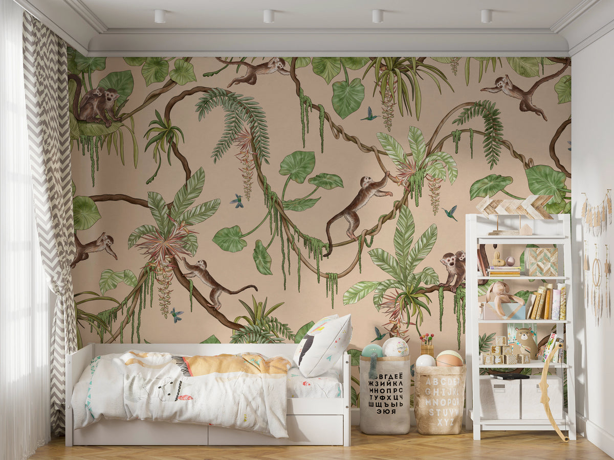 Jungle Playtime Wall Mural