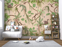 Jungle Playtime Wall Mural