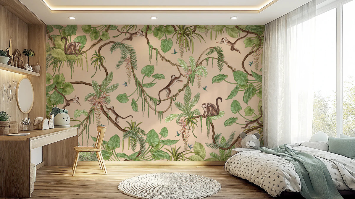 Jungle Playtime Wall Mural
