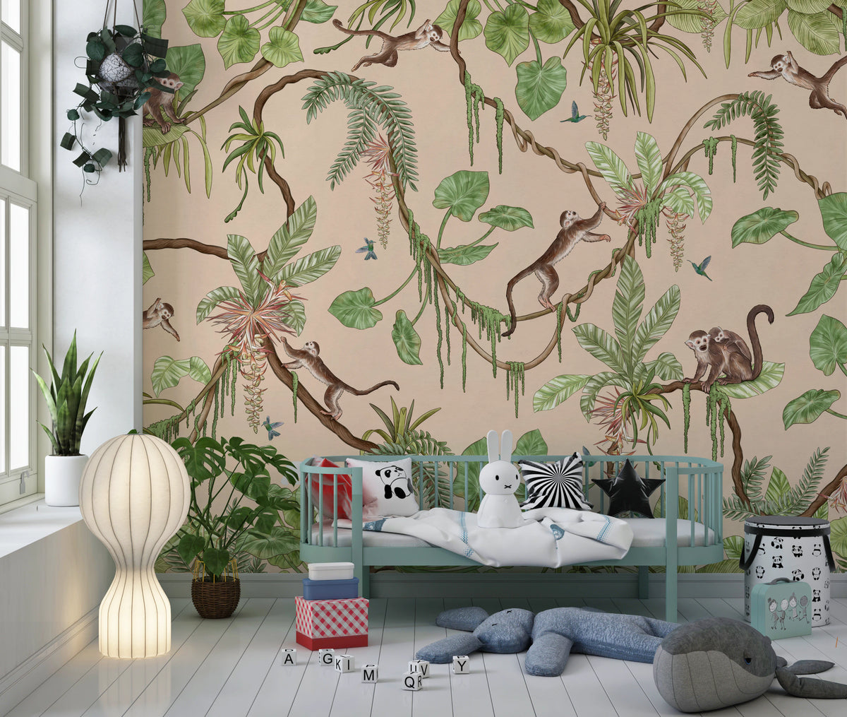 Jungle Playtime Wall Mural