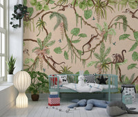 Jungle Playtime Wall Mural