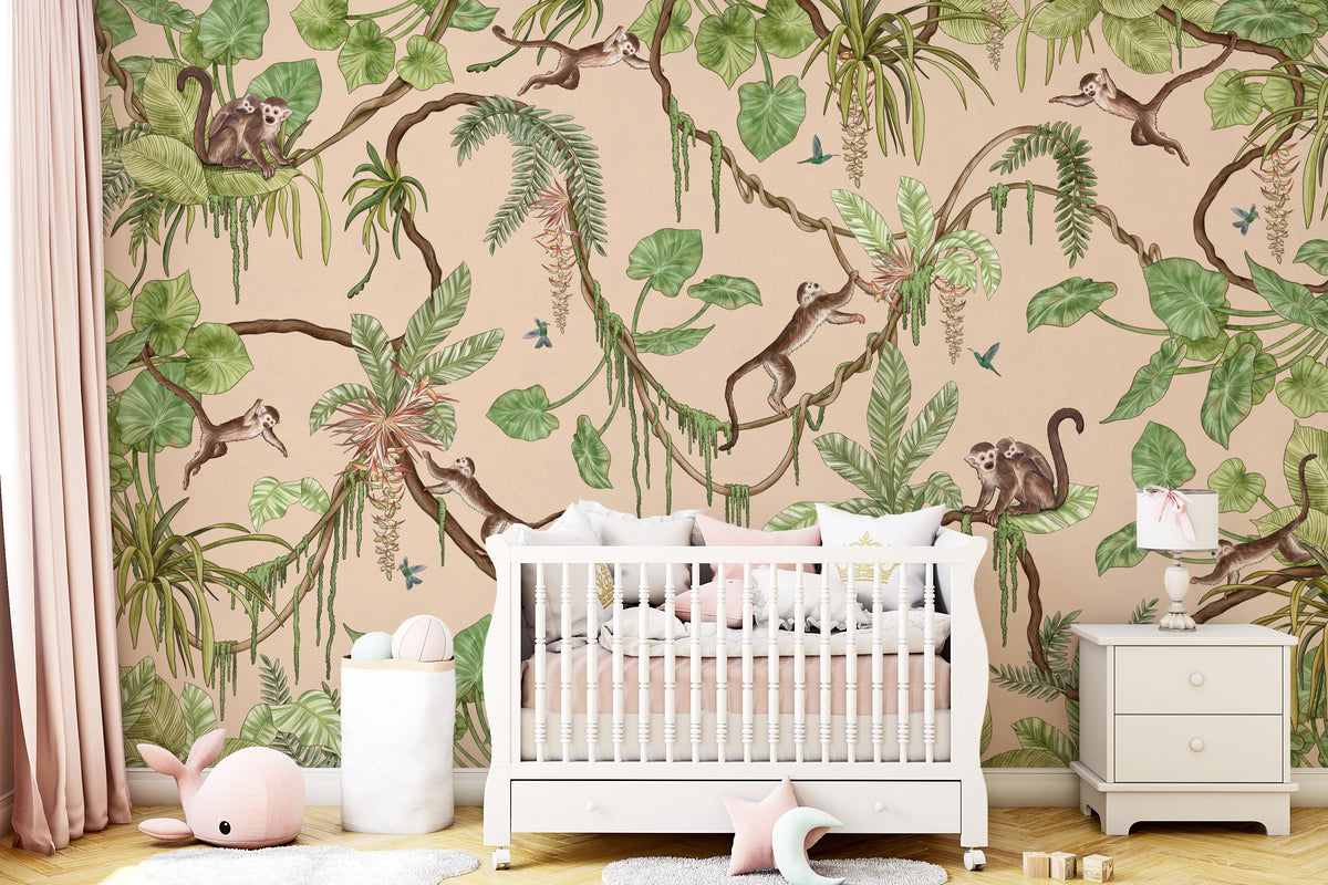 Jungle Playtime Wall Mural