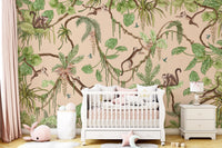 Jungle Playtime Wall Mural