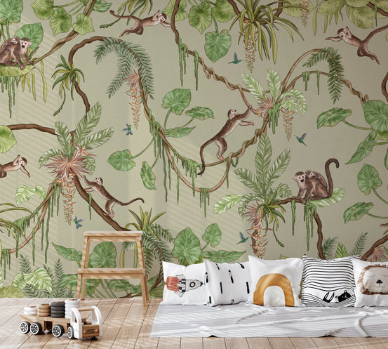 Jungle Jamboree Wall Mural