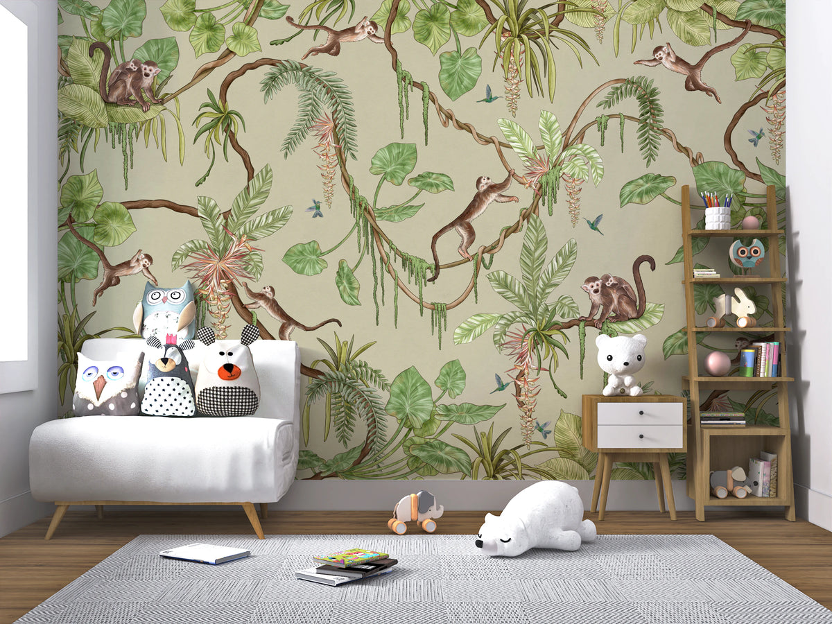 Jungle Jamboree Wall Mural