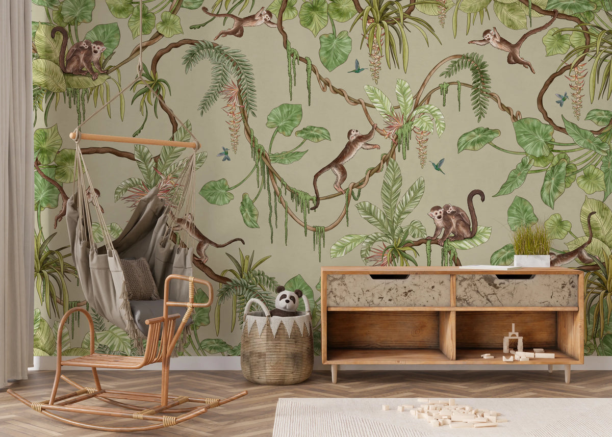 Jungle Jamboree Wall Mural