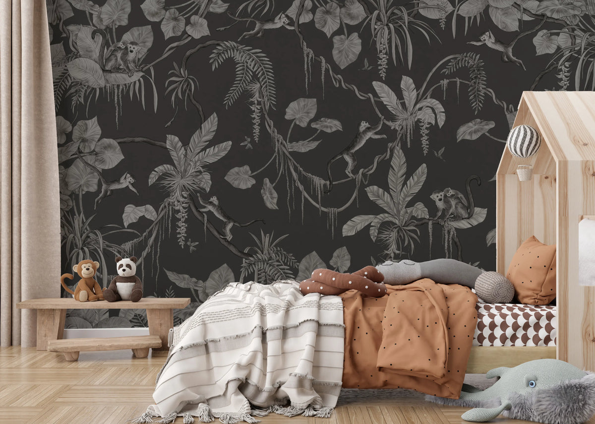 Jungle Nightfall Wall Mural