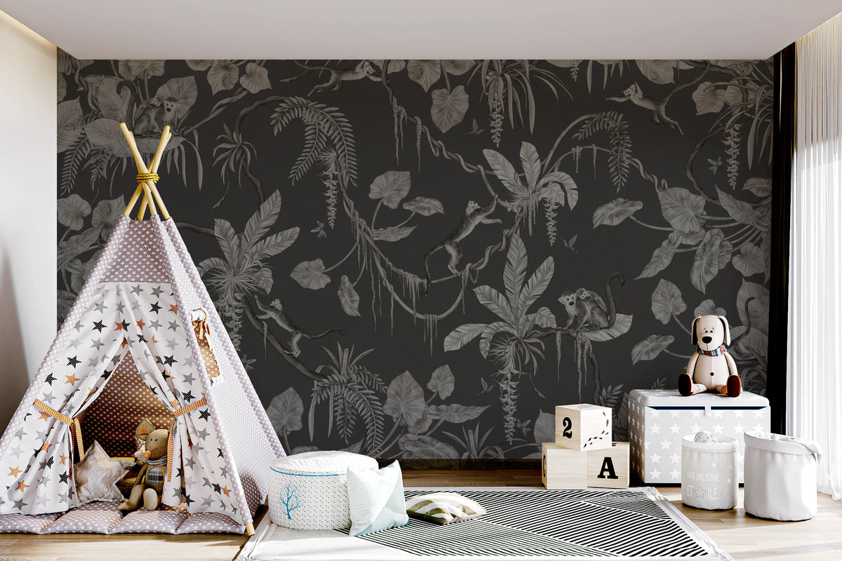 Jungle Nightfall Wall Mural