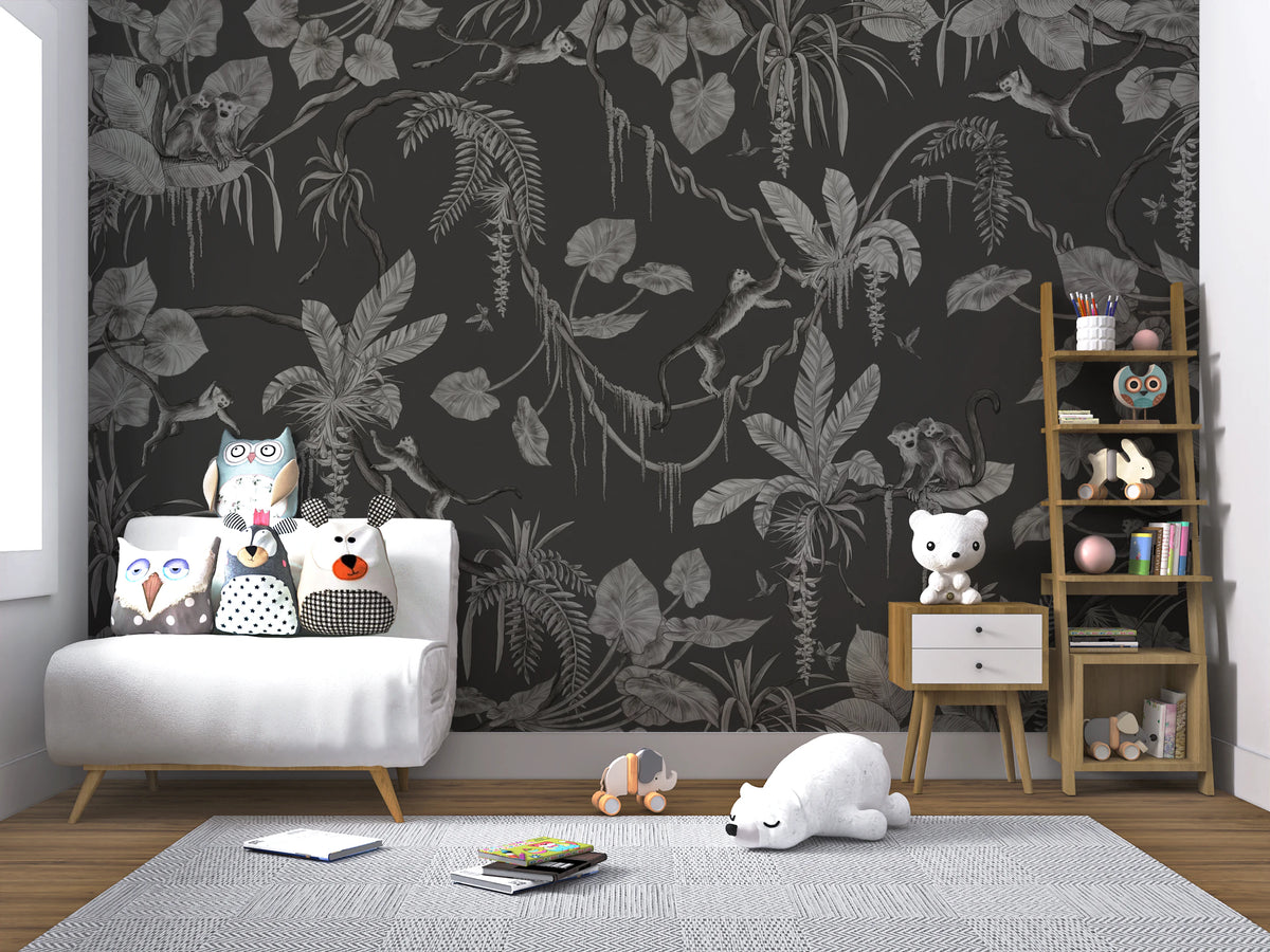 Jungle Nightfall Wall Mural