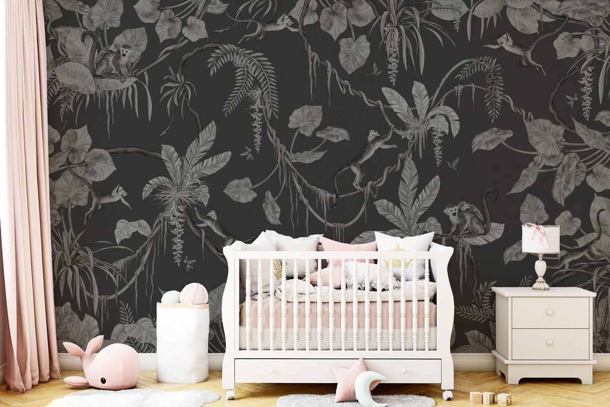 Jungle Nightfall Wall Mural