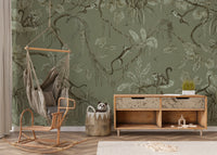 Monkey Business Jungle Wall Mural