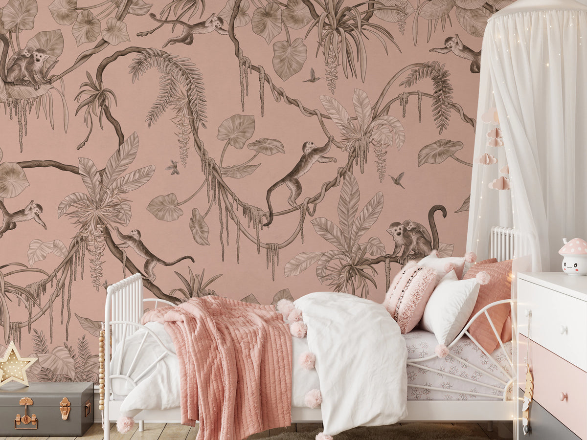 Jungle Serenade Wall Mural