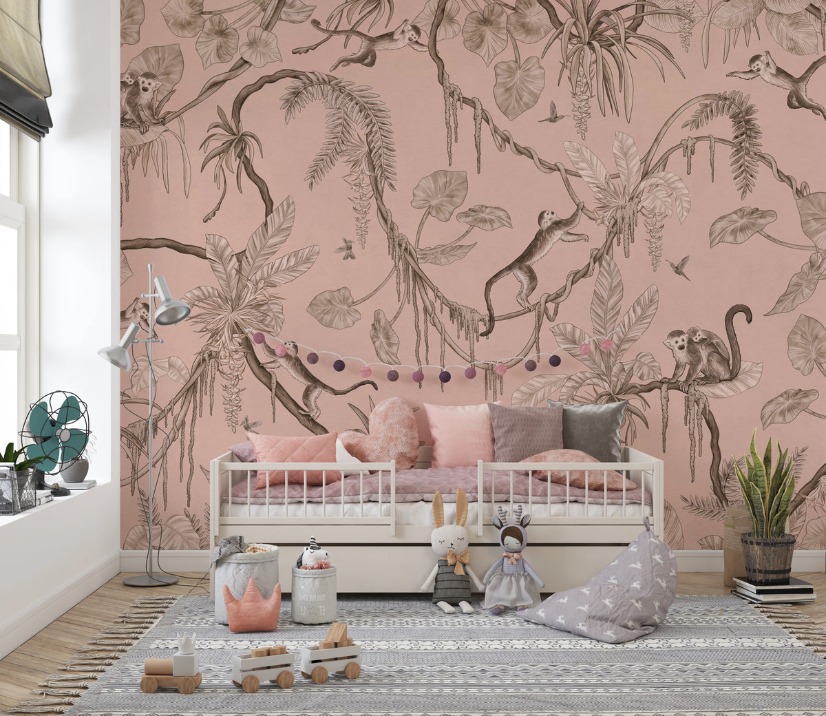 Jungle Serenade Wall Mural