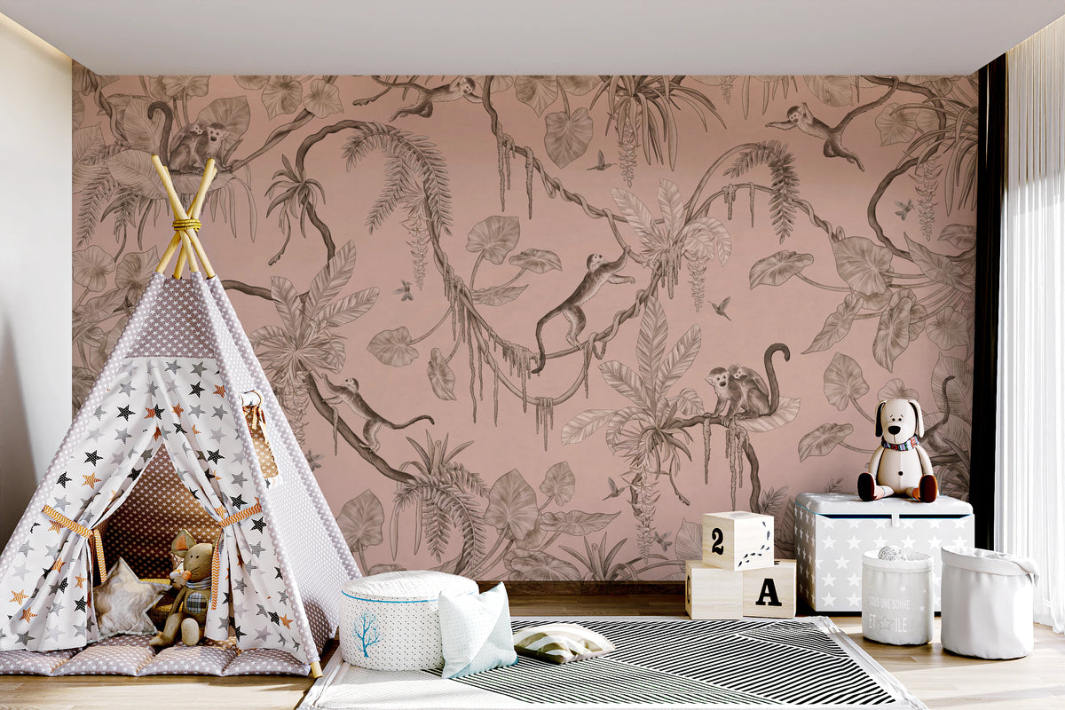 Jungle Serenade Wall Mural