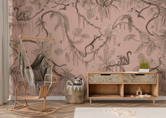 Jungle Serenade Wall Mural