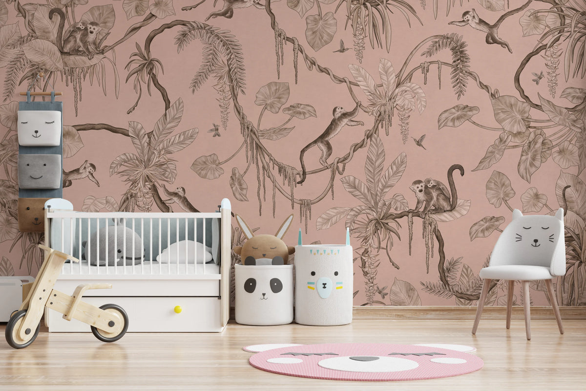 Jungle Serenade Wall Mural