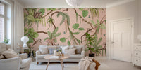 Monkey Business in Paradise Wall Mural