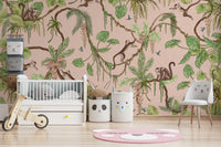 Monkey Business in Paradise Wall Mural