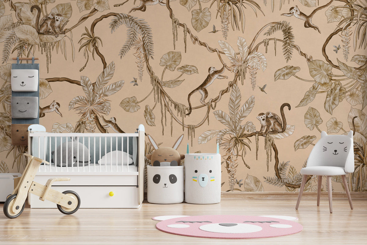 Jungle Escapade Wall Mural
