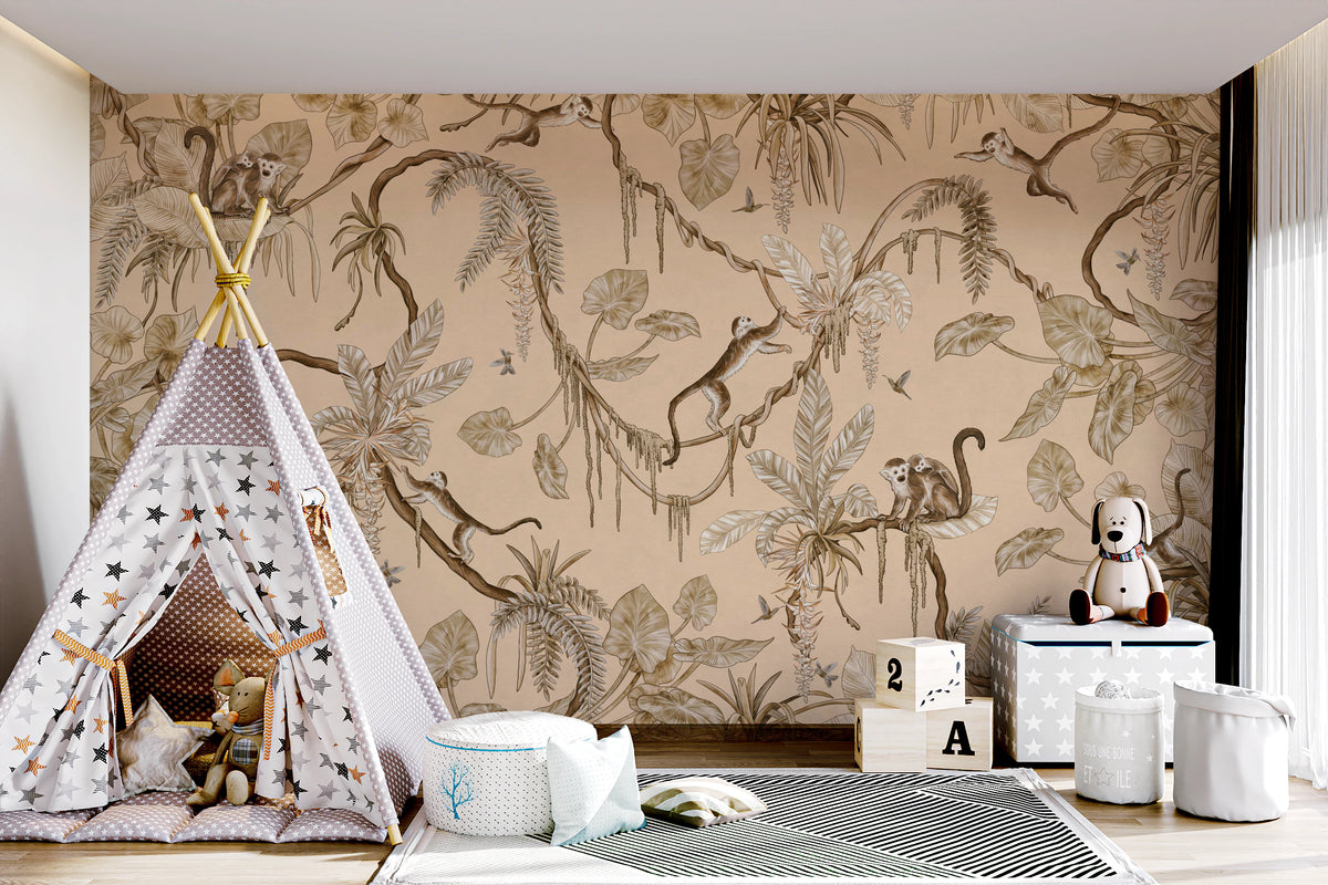 Jungle Escapade Wall Mural