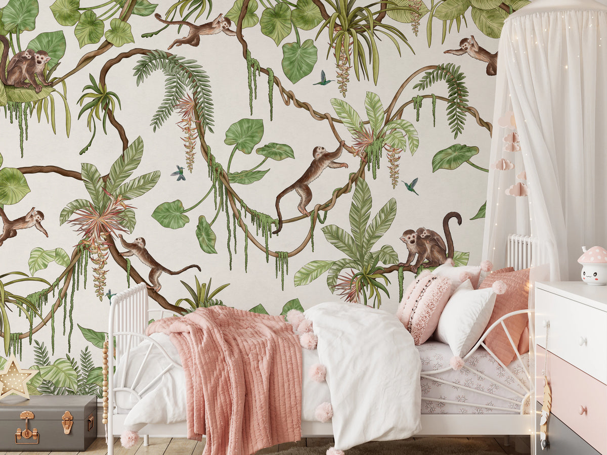Monkey Business  Wall Mural