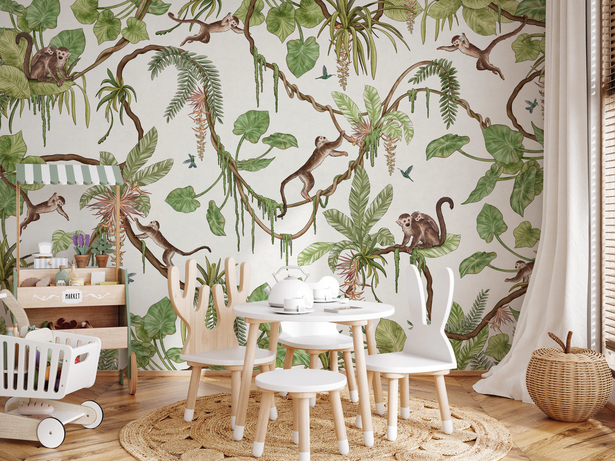 Monkey Business  Wall Mural