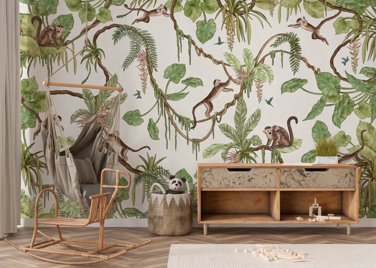 Monkey Business  Wall Mural