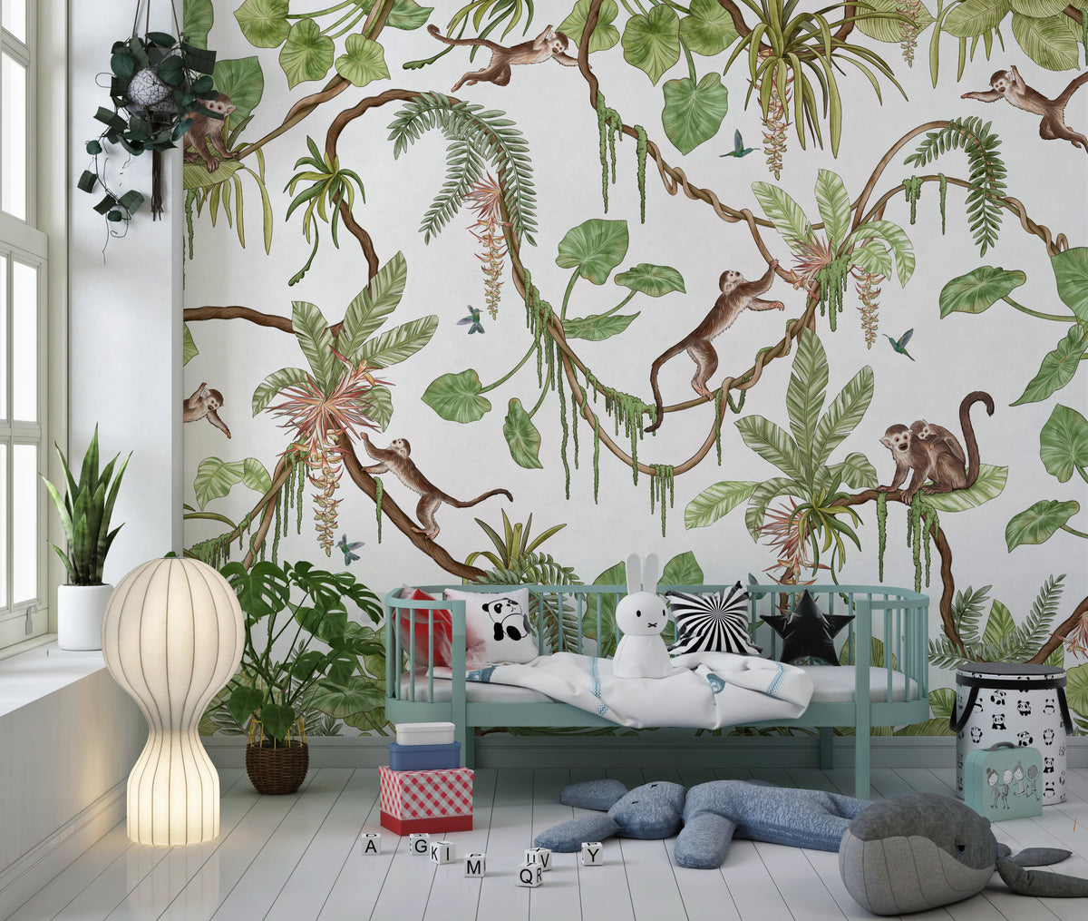 Monkey Business  Wall Mural
