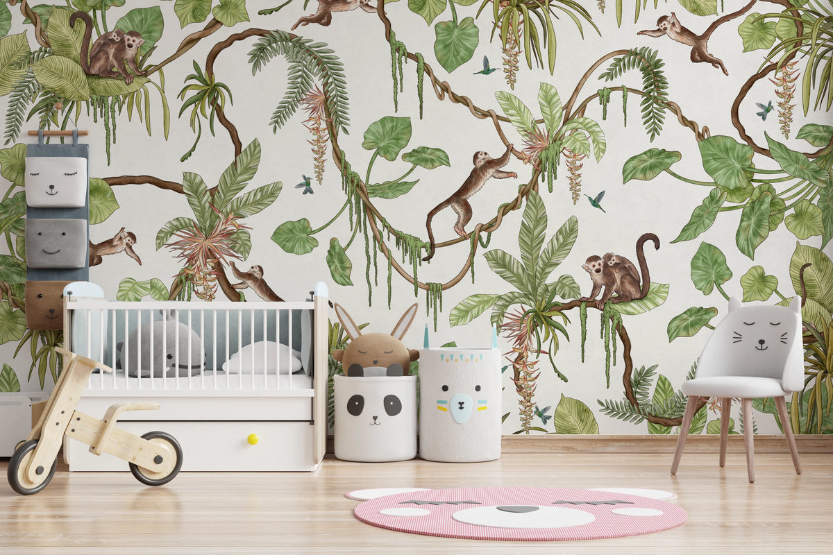 Monkey Business  Wall Mural