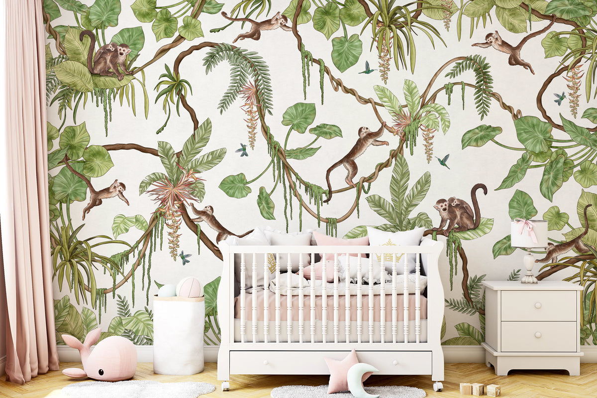 Monkey Business  Wall Mural