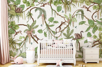 Monkey Business  Wall Mural