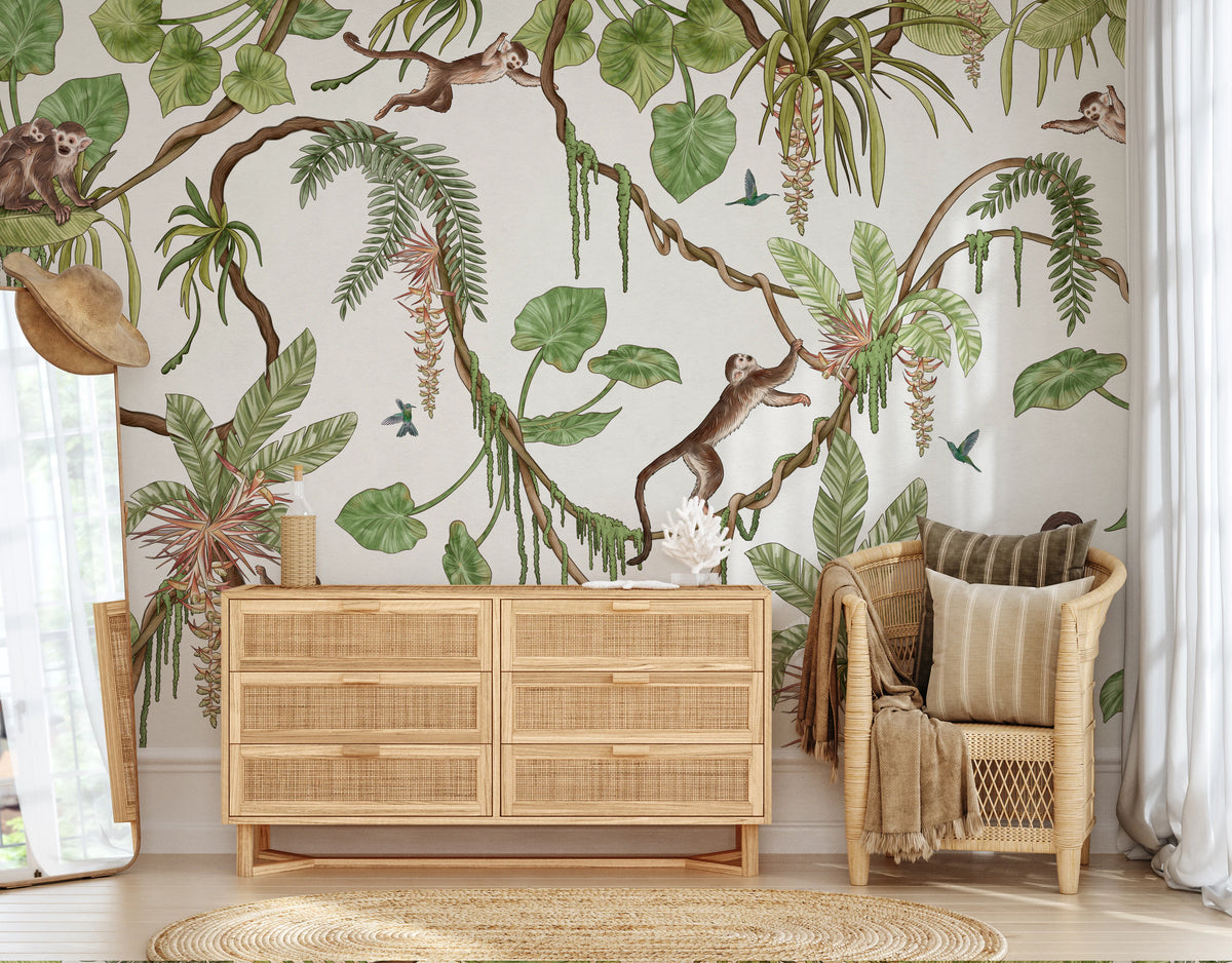 Monkey Business  Wall Mural