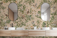 Floral Aviary  Wall Mural