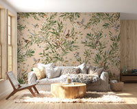 Floral Aviary  Wall Mural