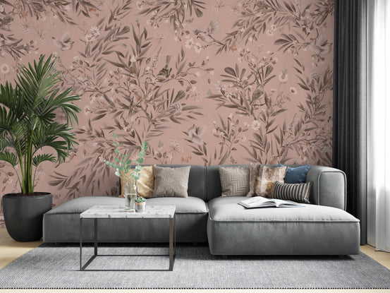 Birds & Botanicals Wall Mural