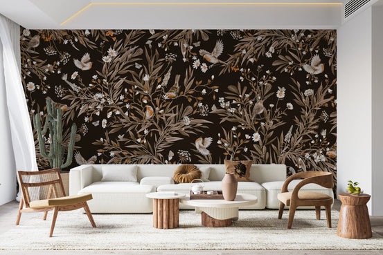 Serene Songbirds Wall Mural