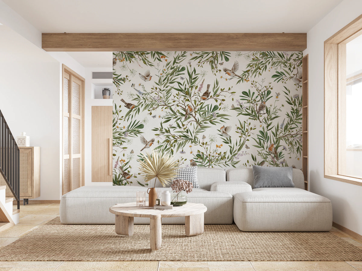 Botanical Aviary  Wall Mural