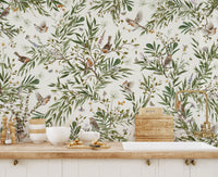 Botanical Aviary  Wall Mural