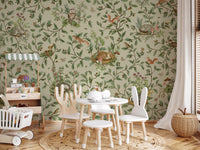 Woodland Naptime Tales Wall Mural