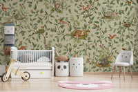 Woodland Naptime Tales Wall Mural